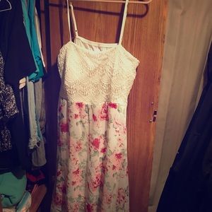 No boundaries dress with open back